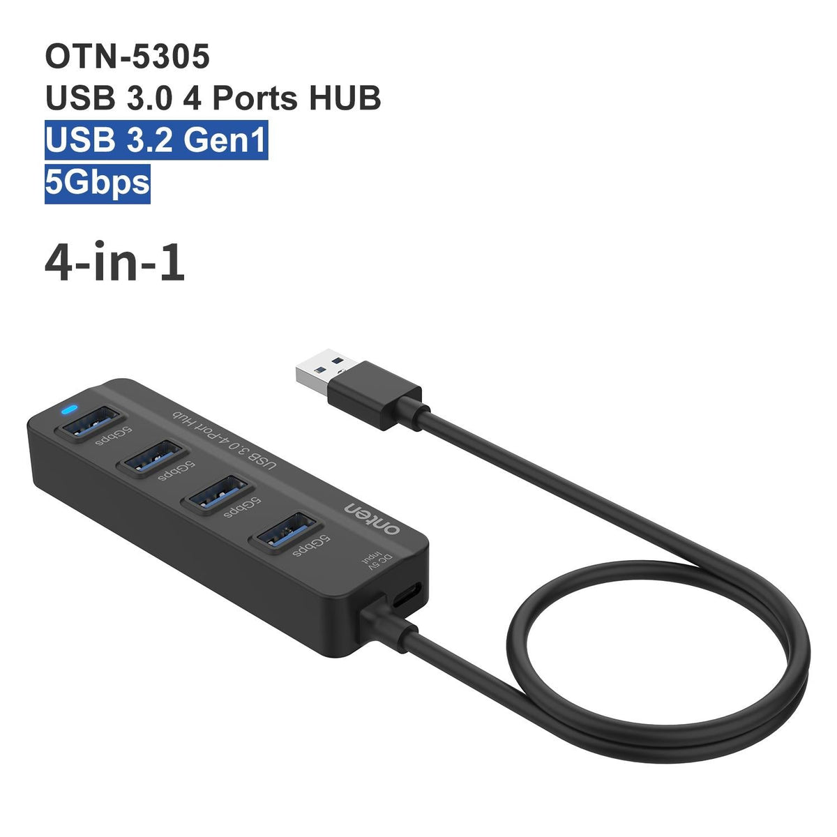 4-In-1 Usb3.0 Docking Station With 4 Ports