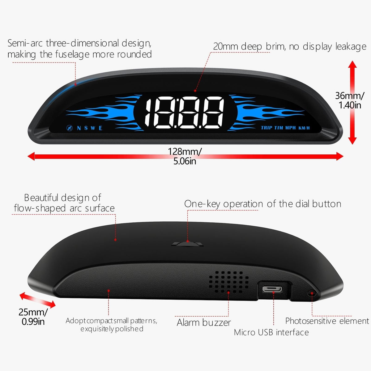Car Hd Gps Head Up Display Hud System