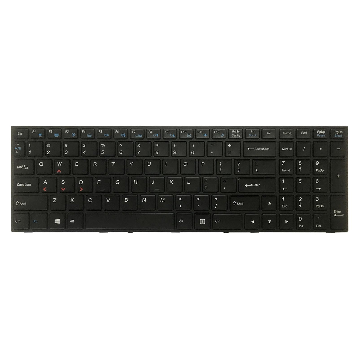 Backlit us Keyboard for Hasee Z7m / Zx7-cp5s2 / K690e