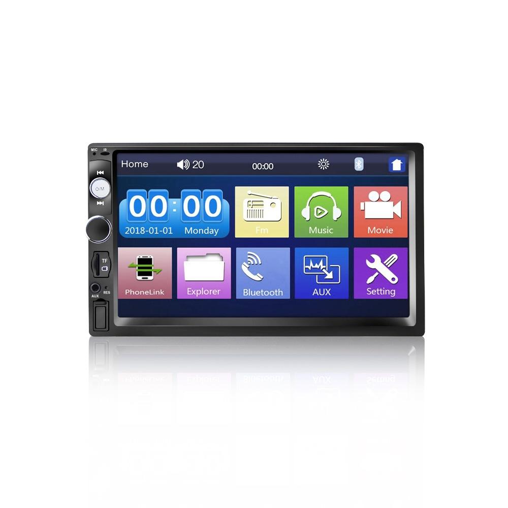 7 Inch Car Touch Screen Mp5 Player - Fm / Tf / Mirror Link