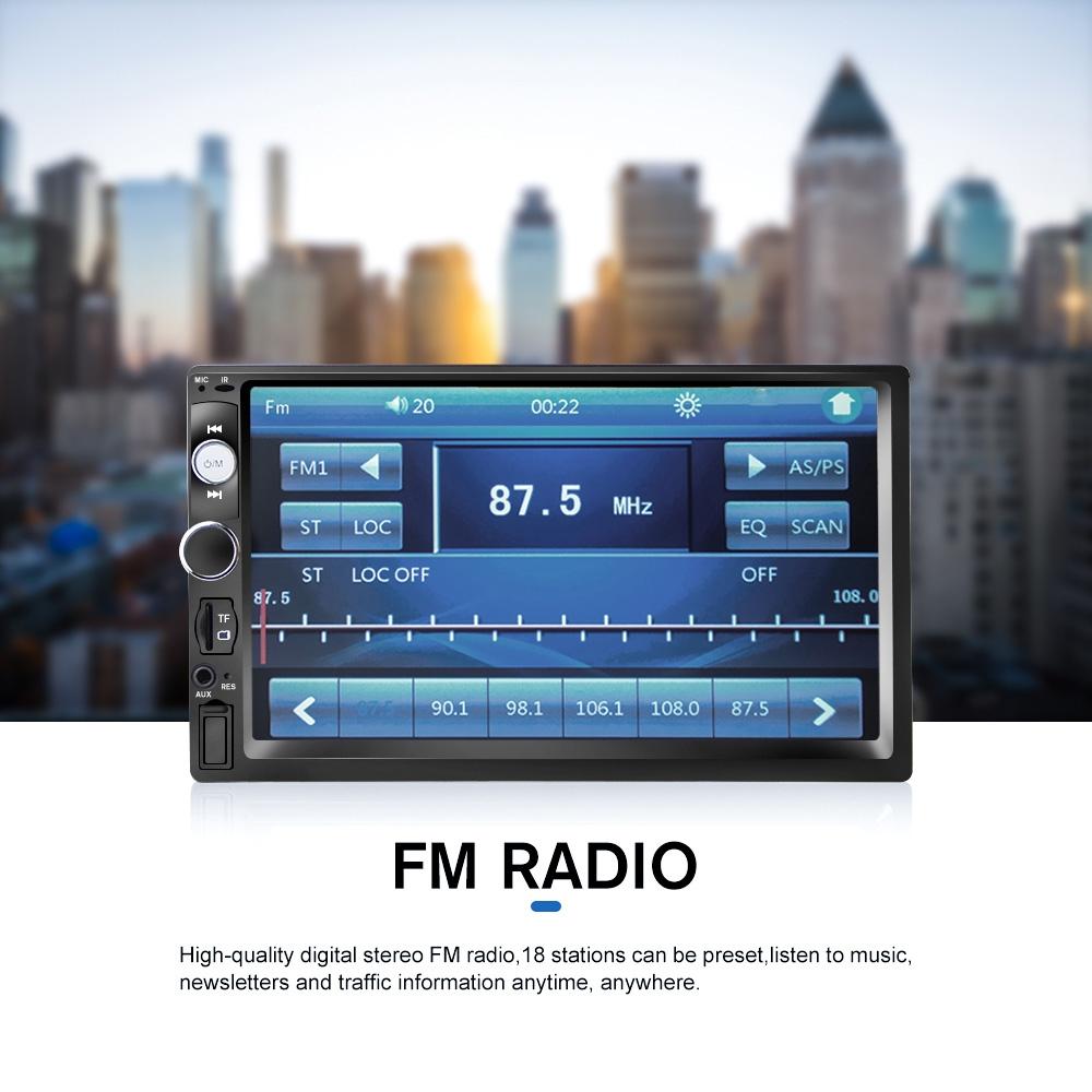 7 Inch Car Touch Screen Mp5 Player - Fm / Tf / Mirror Link