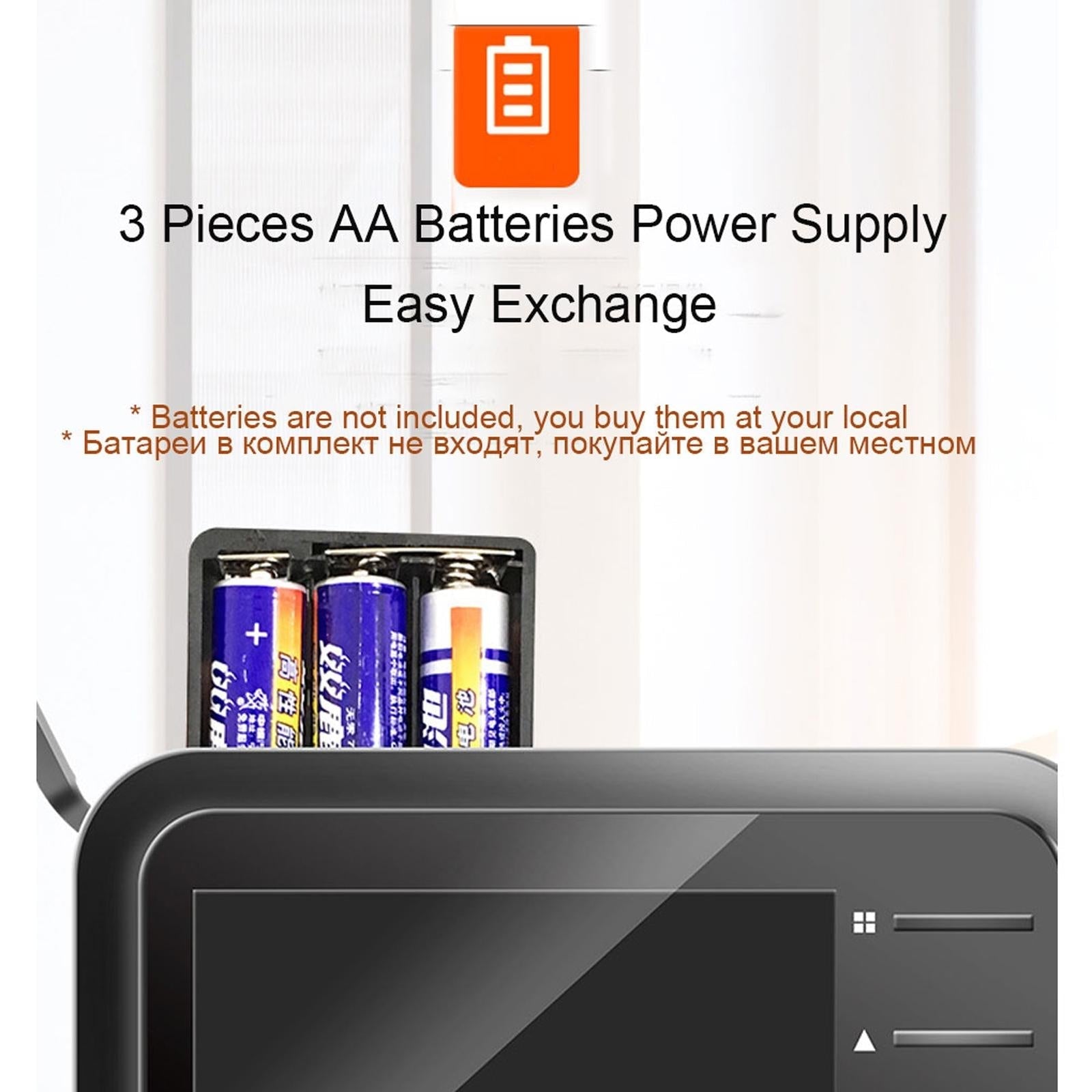 2.4 Night Vision Lcd Cat Eye Doorbell With Photo / Video Display