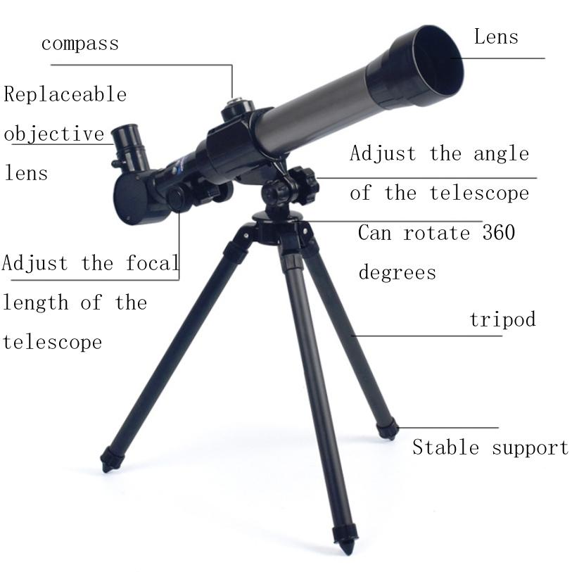 High-power Small Telescope for Kids - Science Education Toy