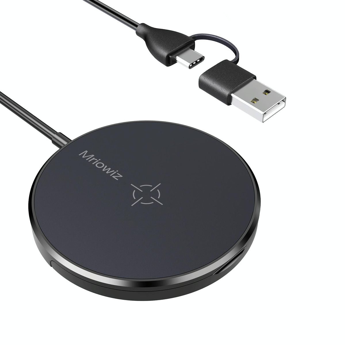 15W Desktop Magsafe Magnetic Wireless Charger With Usb C Cable