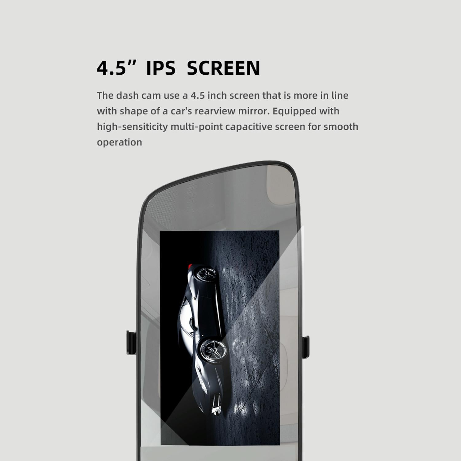 Full Hd Car Mirror Dvr Camera - 4.5 Front & Rearview