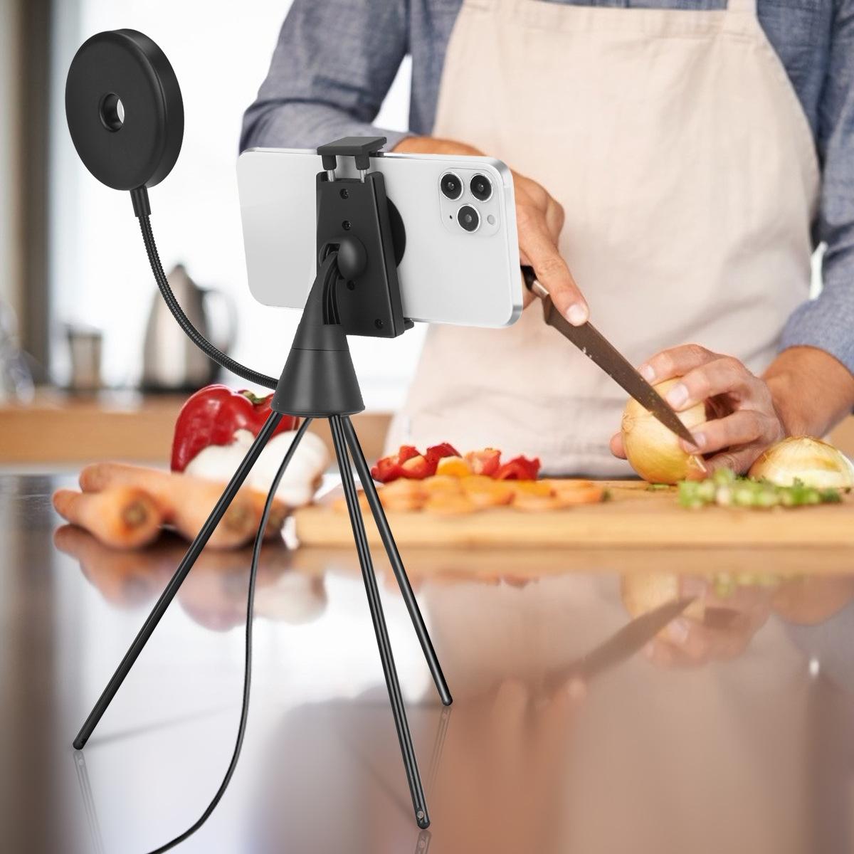 Dimmable Led Ring Lamp with Phone Tripod Stand