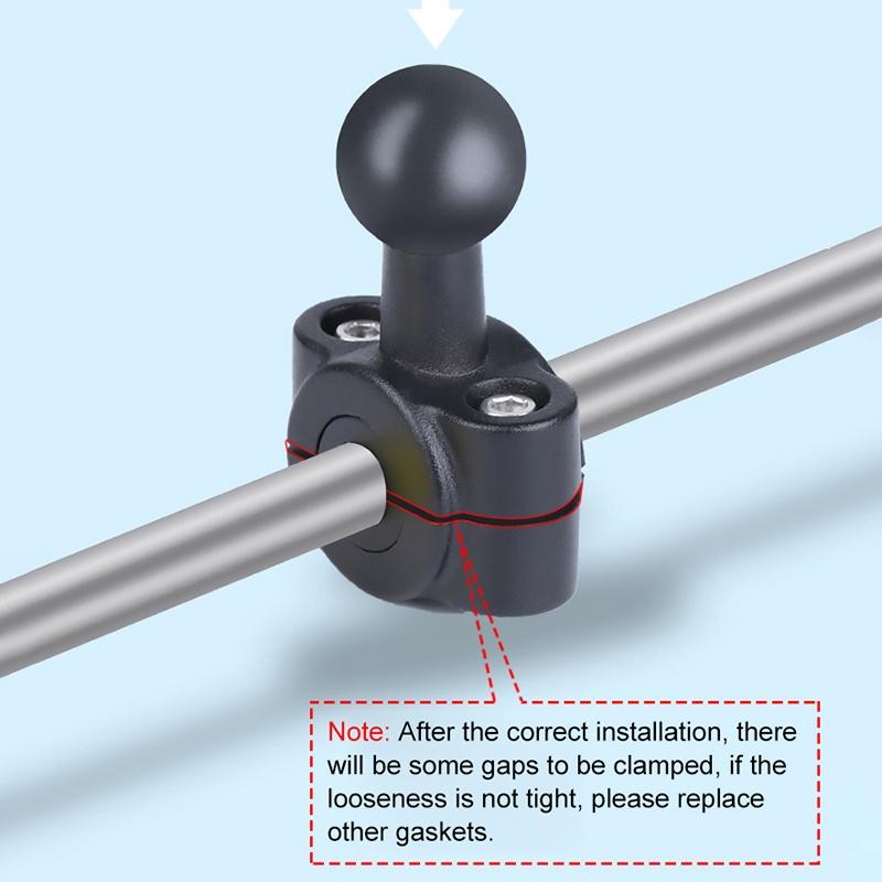 Car Seat Mount for Action Cameras - 21mm Ballhead with Tripod Adapter