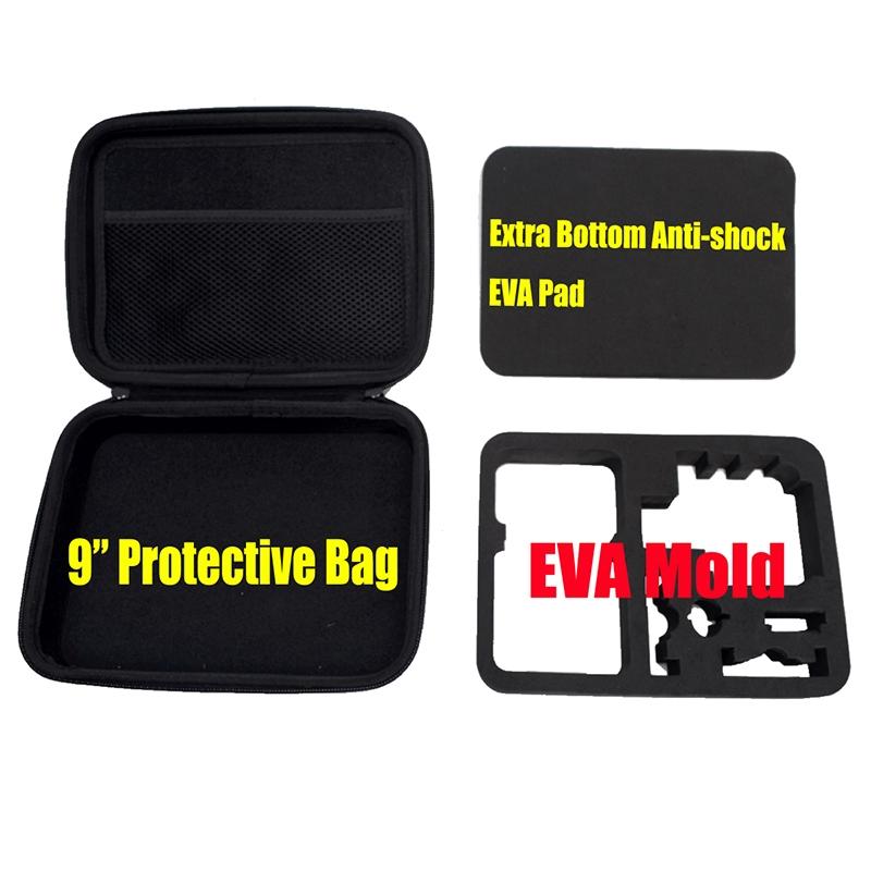 Portable Waterproof Travel Case for Action Cameras - Shockproof Fits Gopro Insta360 Dji - 22x16x7cm
