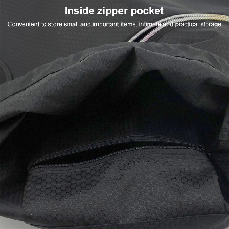 Waterproof Outdoor Football Grid Texture Oxford Backpack 45X35Cm