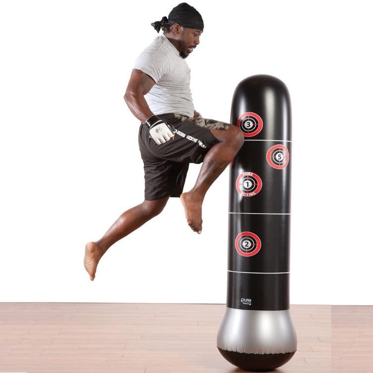 Vertical Inflatable Tumbler Boxing Column For Adults And Children - 1.6M Height