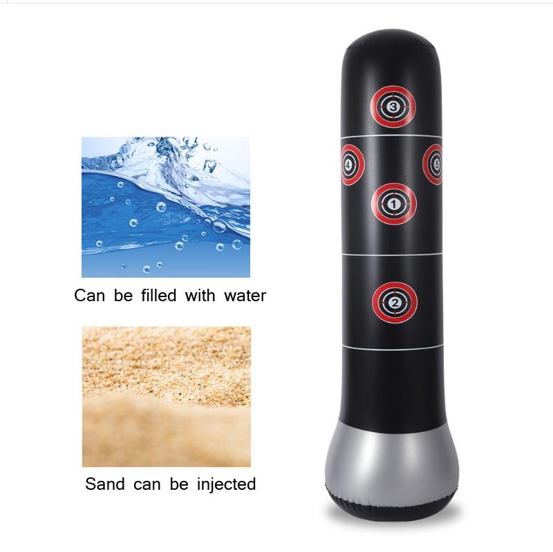 Vertical Inflatable Tumbler Boxing Column For Adults And Children - 1.6M Height