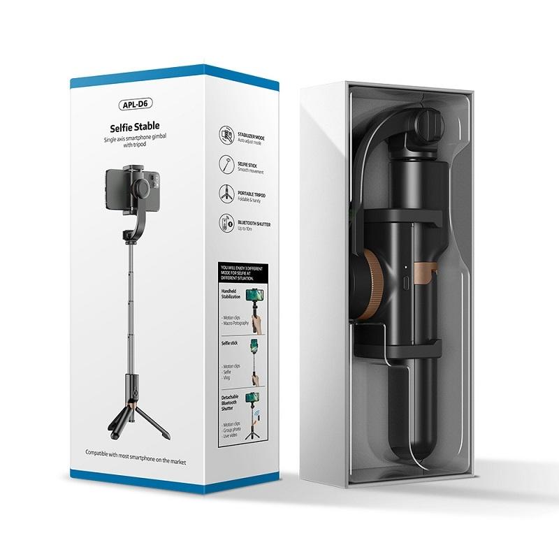 Multifunctional Mobile Phone Gimbal Stabilizer with Live Video and Selfie Stick