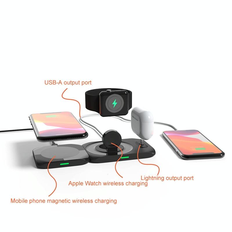 4 In 1 Wireless Charger For Iphone Watch Airpods
