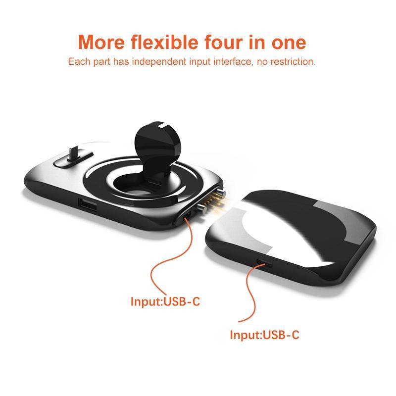 4 In 1 Wireless Charger For Iphone Watch Airpods