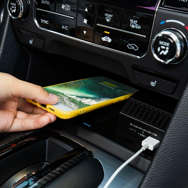 10w Wireless Charger for Honda Avancier / Urv 2017-2020 Qi Standard Quick Charging