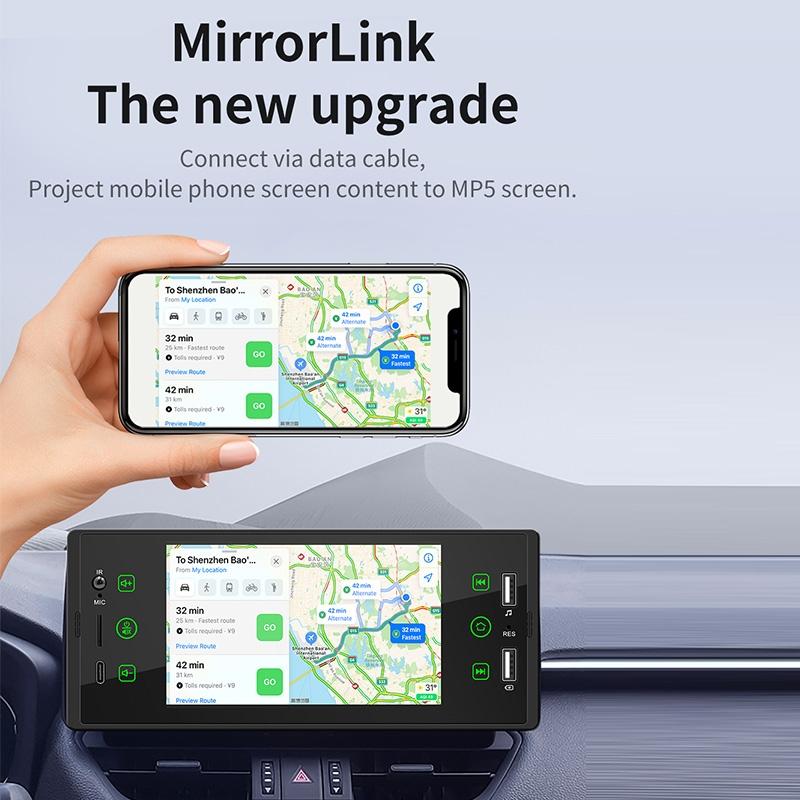 5 Inch Hd Touch Car Mp5 Inch Player W / Bluetooth Dual Usb Reversing Video Radio