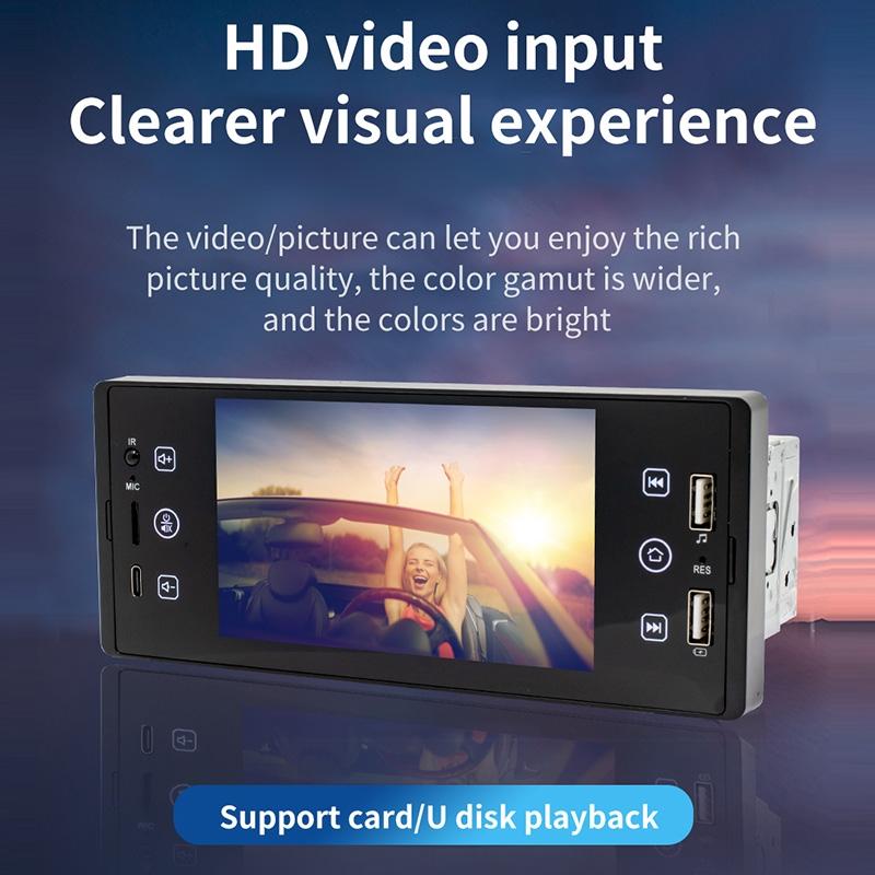5 Inch Hd Touch Car Mp5 Inch Player W / Bluetooth Dual Usb Reversing Video Radio