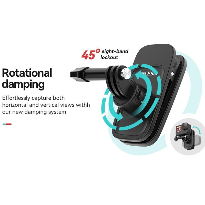 Universal Magnetic Backpack Mounting Bracket - Quick Release