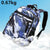 Lightweight 2-in-1 Backpack and Chest Bag for Men - Blue Football - Brown Football