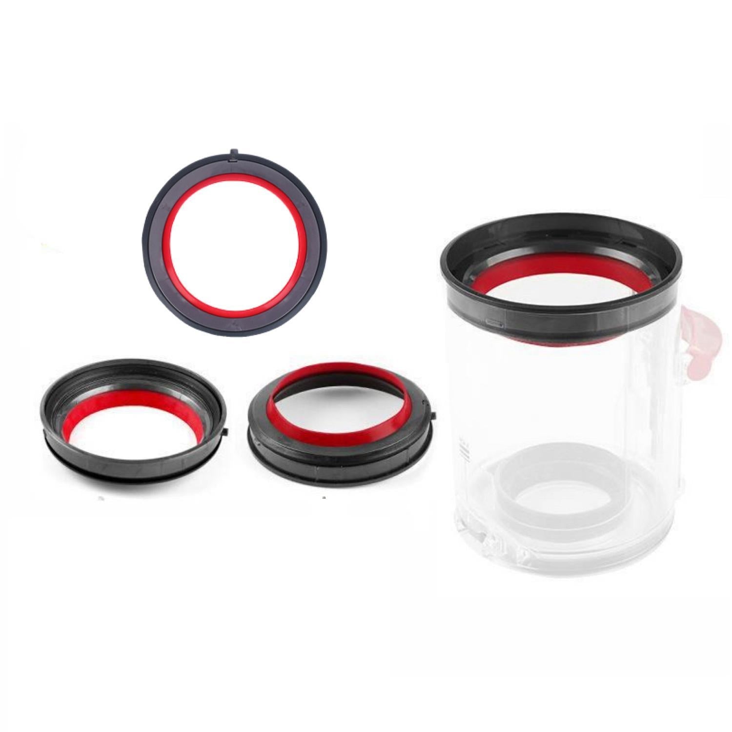 Vacuum Parts High Quality Replacement For Efficient Cleaning - For Dyson V11 Dust Bin Red Silicone Ring
