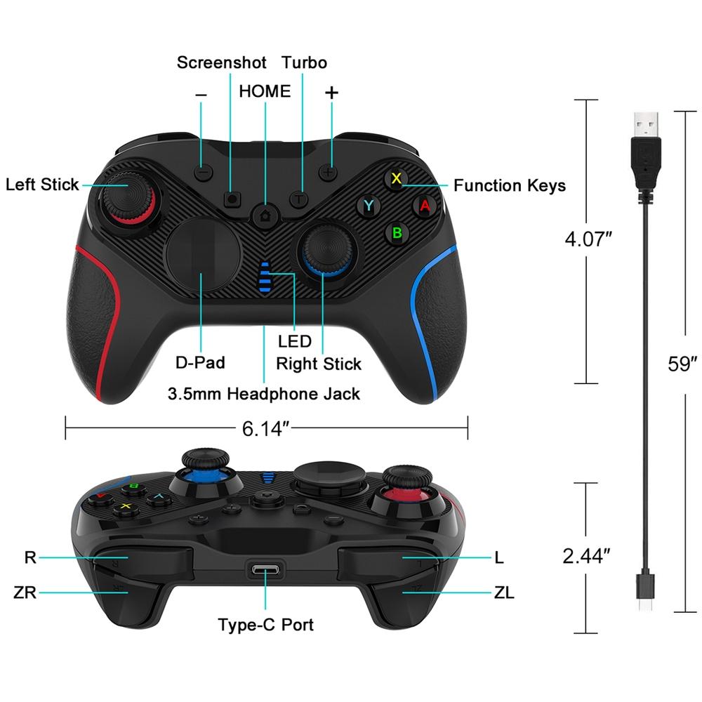 Wireless Multi-platform Gamepad S818 - Universal Gaming Controller
