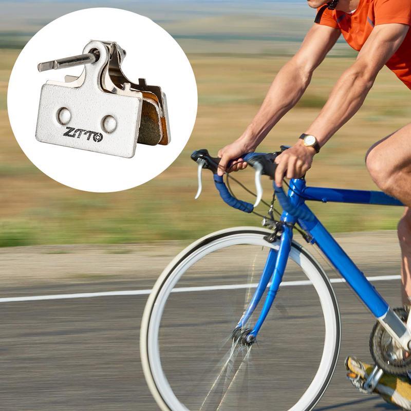 2 Pairs Metal Sintered Disc Brake Pads For Bikes & Scooters - 02F