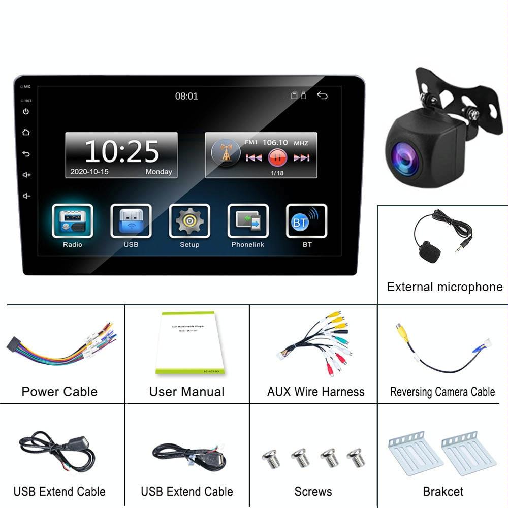 7 Inch Carplay Car Mp5 Player + Ahd Camera - Standard