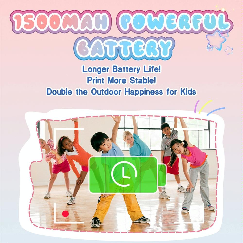 Blue Children'S Thermal Camera With Dual-Camera 1080P Hd 2400W Pixel 2.4-Inch Display - Blue+32Gb