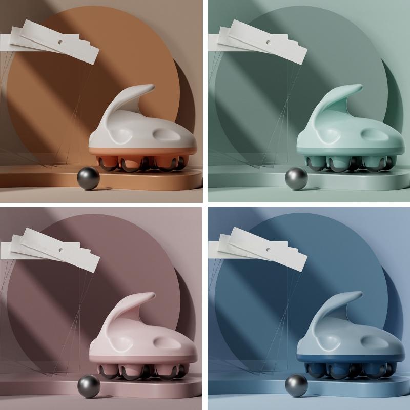 Orange Calf Muscle Relaxation Abdominal Ball Meridian Massager Magnetic Ball For Optimal Relief