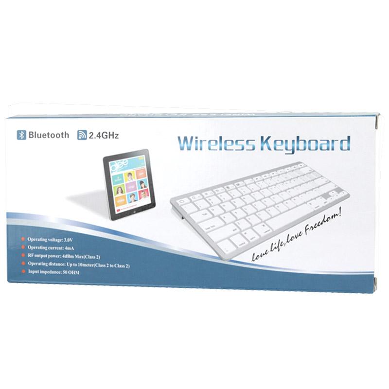 Ultra-Thin Bluetooth Keyboard For Ipad Air / Mini Iphone Ps3 - White