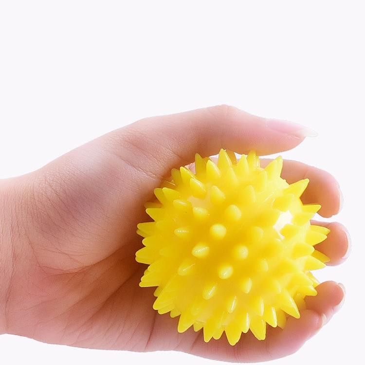2-Pack Tpr Grip Ball For Stroke Recovery 6Cm Yellow