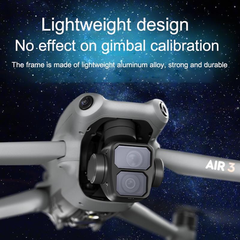 Versatile 4-in-1 Lens Filter for Dji Air 3 Drone - For Dji Air 3 6 In 1 Nd8/16/32/64 Uv Cpl