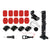 Multi-joint Arm Mount Set for Cycling Helmets - Compatible with Dji Action Gopro and Other Action Cameras