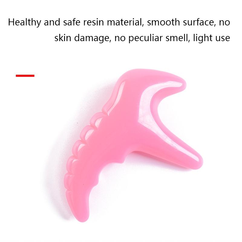Resin Pink Silicone Thumb Massager For Muscle Relaxation And Fascia Massage
