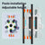 Bluetooth Music Boxing Machine - 4 Modes 9 Speeds Colourful Lights - With Kids Gloves Black