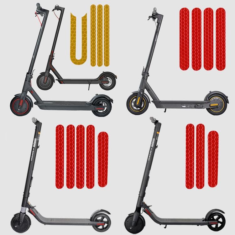Reflective Stickers for Ninebot Max G30 Scooter - Red