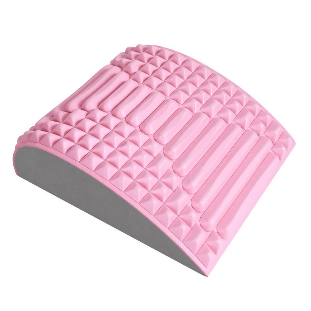 Blue Lumbar Massager For Spinal Stretching And Relaxation - Solid Colour Blue