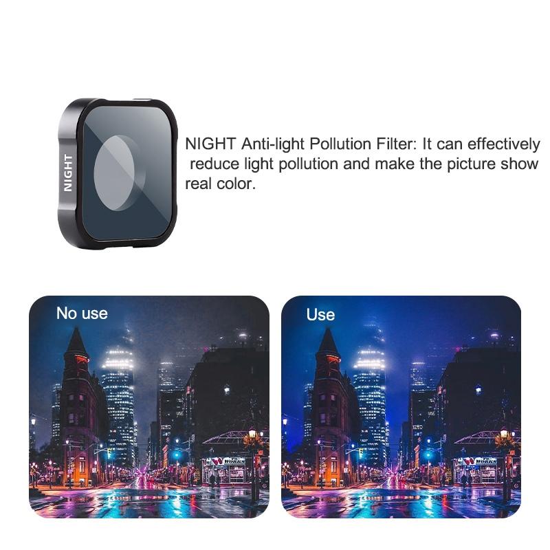Universal Action Camera Lens Filter for Gopro Hero Series - Night Filter