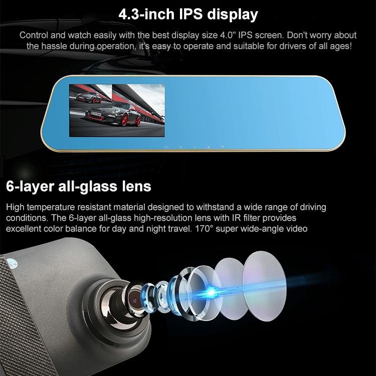 1080P 4.5 Ips Screen Car Dvr - N8 Driving Recorder