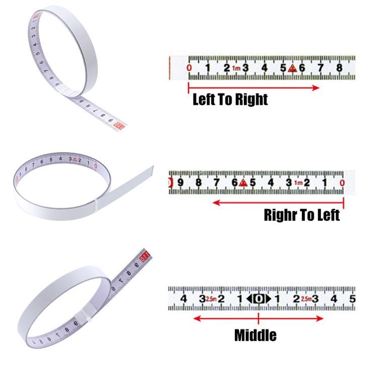 Self-adhesive Steel Ruler with 5m Tape Measure