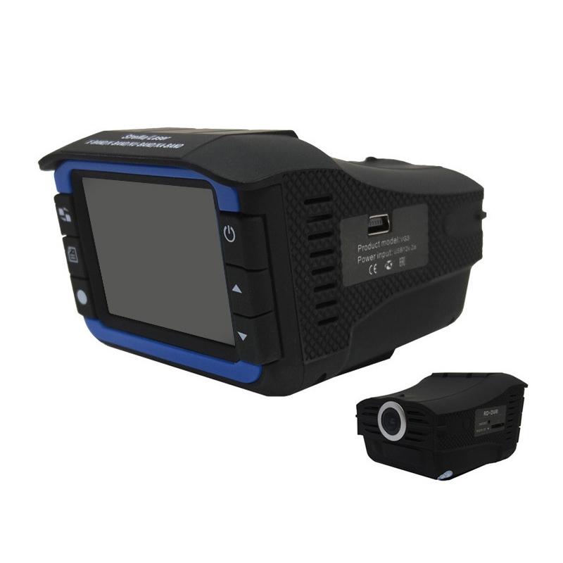 2-in-1 Electronic Dog Driving Recorder with Radar Warning