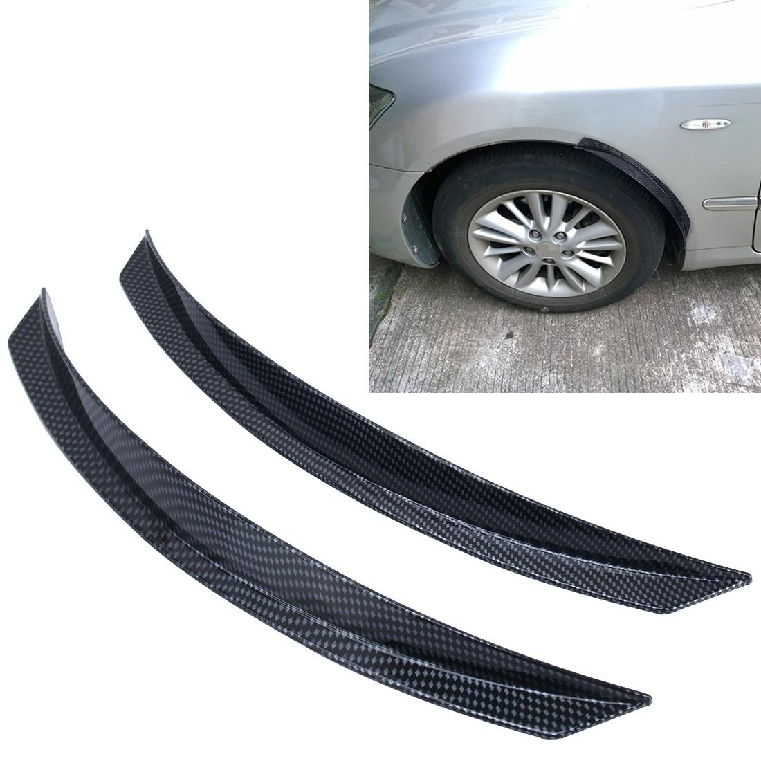 2 Pcs Car Auto Rubber Fender Guard Protection Strip Scratch Protector Sticker