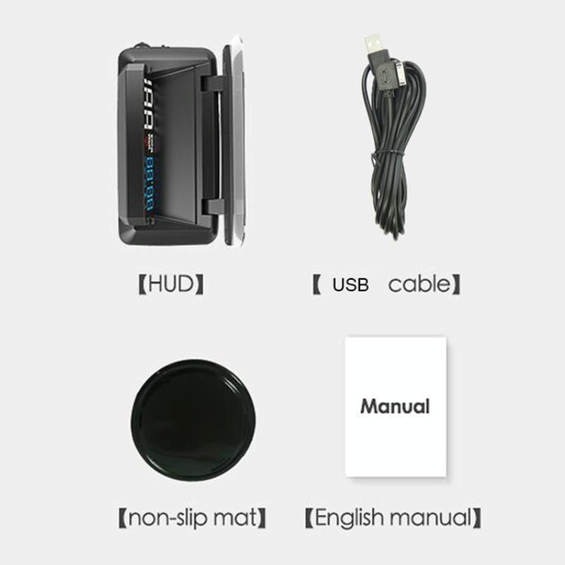 3.5 Inch Car Gps Hud Display Speed Time Distance