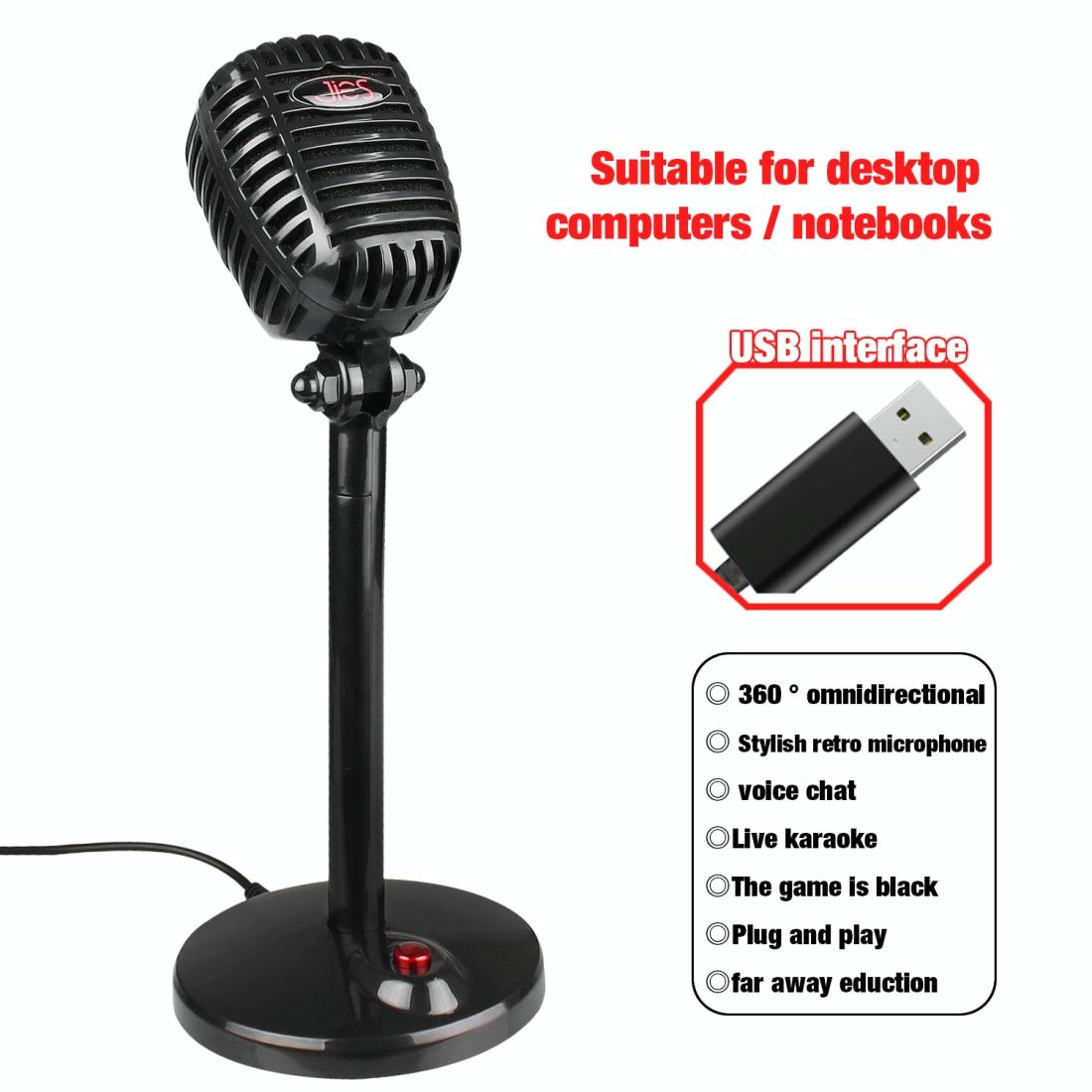 2.2M Usb Voice Chat Microphone - 360 Degree Rotatable For Video Conferencing