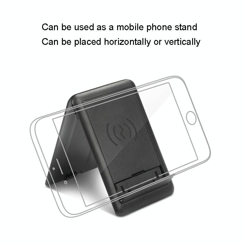 15W Wireless Charger With Data Cable Organizer And Folding Stand