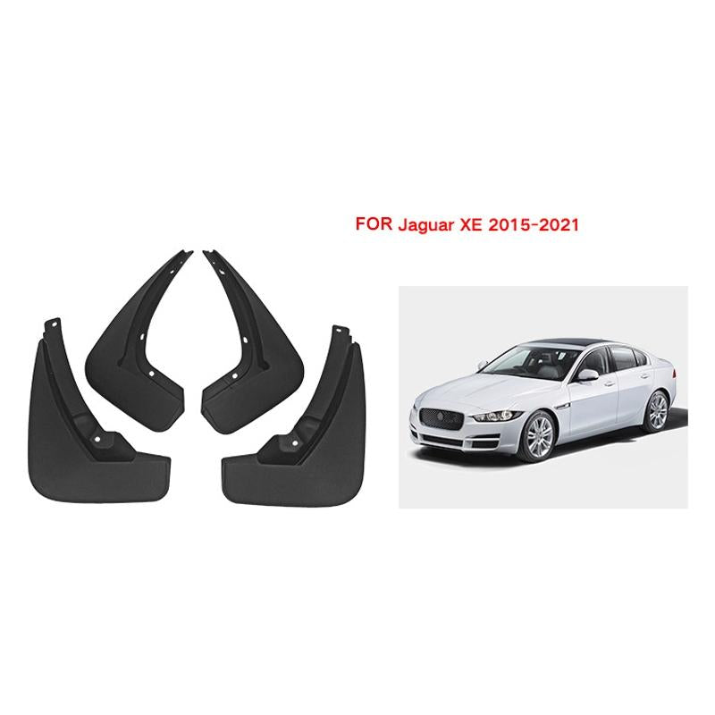 For Jaguar Xe 2015-2021 4Pcs / Set Car Auto Soft Plastic Splash Flaps Fender Guard