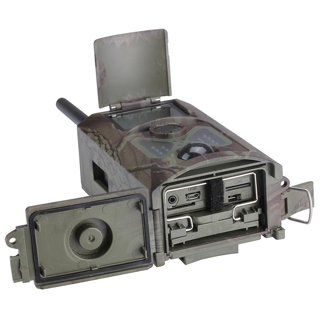 16Mp Waterproof Trail Camera With 3G Mms And Night Vision - 120 Degree Wide Angle