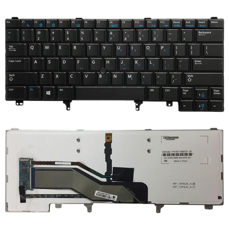 Backlit Keyboard for Dell Latitude E6420 / E6320 / E6430 / E5420 / E5430 / E6430s