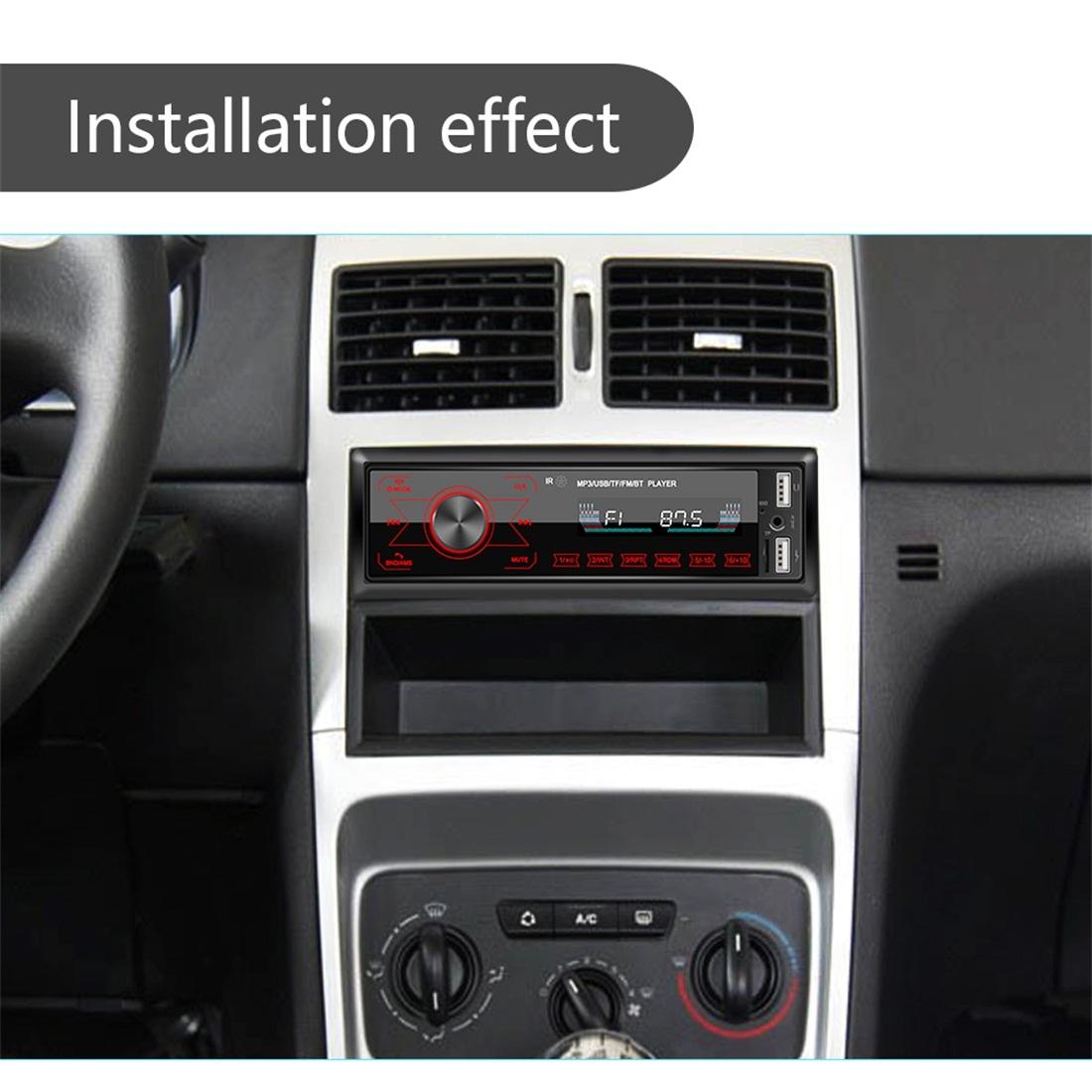 12V Car Radio Receiver Mp3 Player - Bluetooth Fm Usb Sd Card - Hands-Free Calling