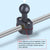 Universal Car Seat Mount for Action Cameras - 25mm Ballhead with Tripod Adapter